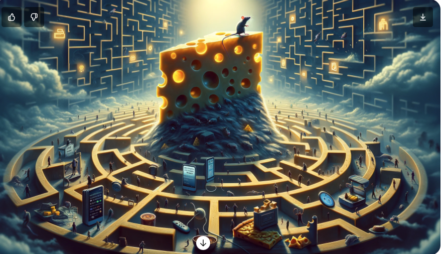Life is Just a Big Piece of Cheese: Navigating the Dopamine Maze