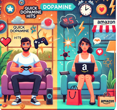 Amazon or Video Games? Depends are you a Man or a&nbsp;Woman