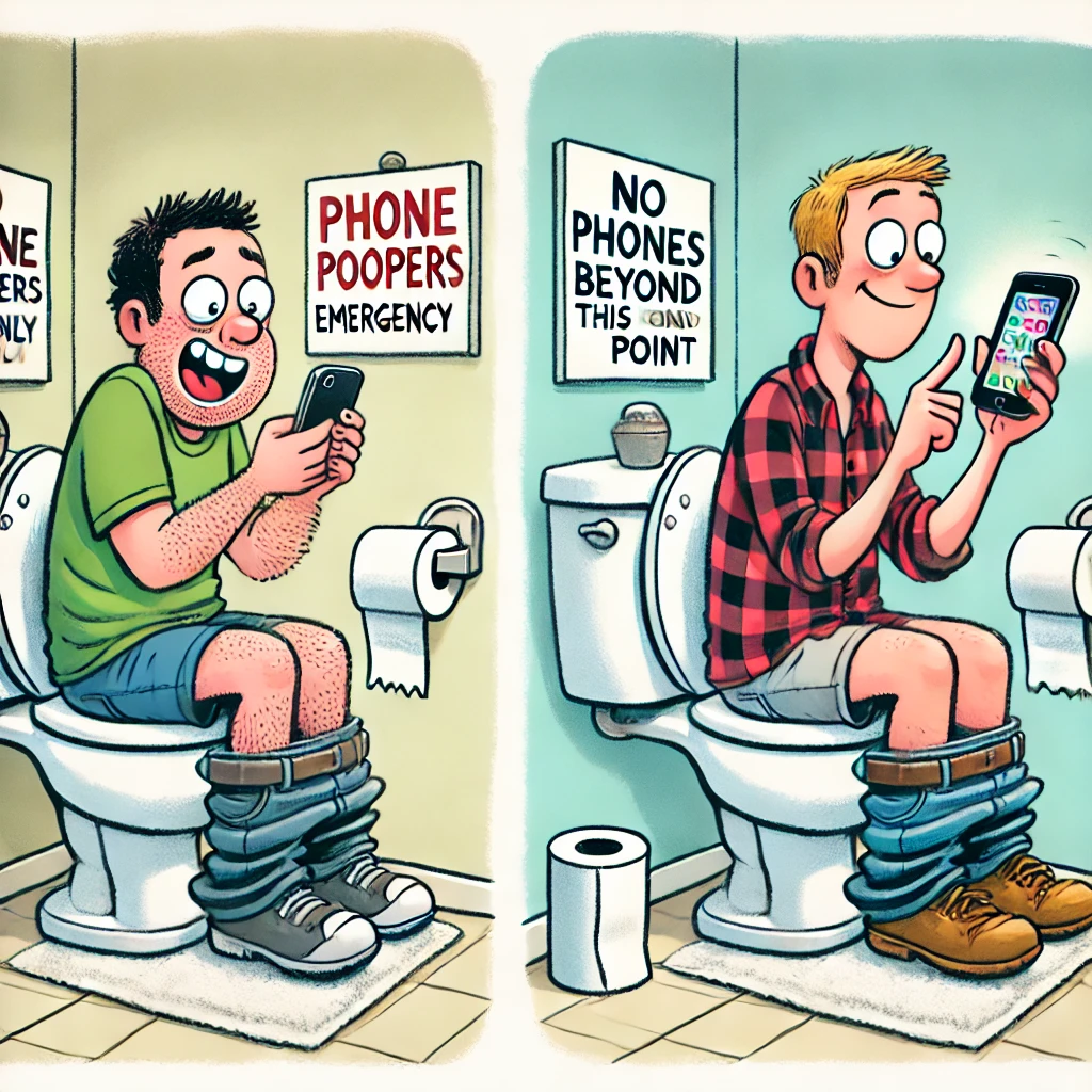 Can You Poop Without Your Phone? And Other Matters of National Interest